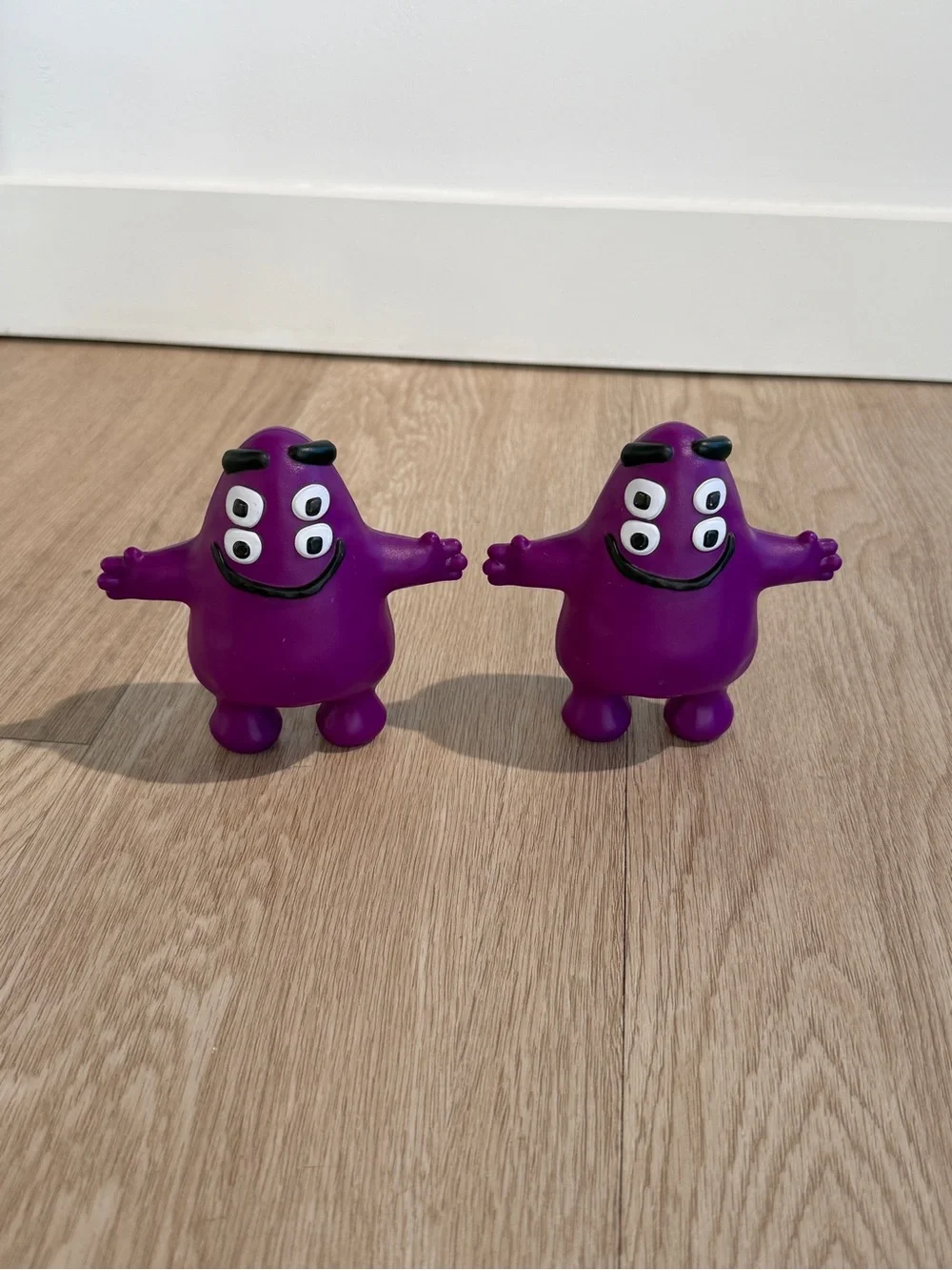 Lot of 2 Grimaces McDonald’s Happy Meal Toy Flea Market Toys Cactus Jack 2022